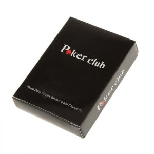 Carti de joc Poker Club, plastic de calitate