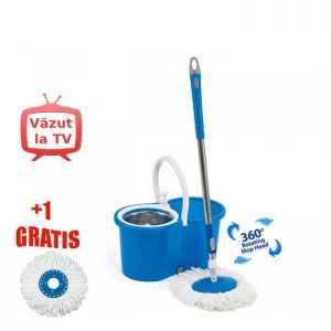 Mop rotativ Super Easy Clean 360 set de curatenie