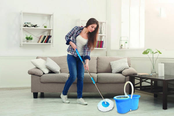 Mop rotativ Super Easy Clean 360 set de curatenie