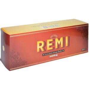 Joc de remi clasic cu piese din os 29x9x5.5cm, rummy