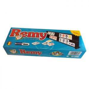 Joc de remi mic din plastic 30x10x5cm, rummy